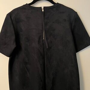 Zara Faux Suede TShirt Dress